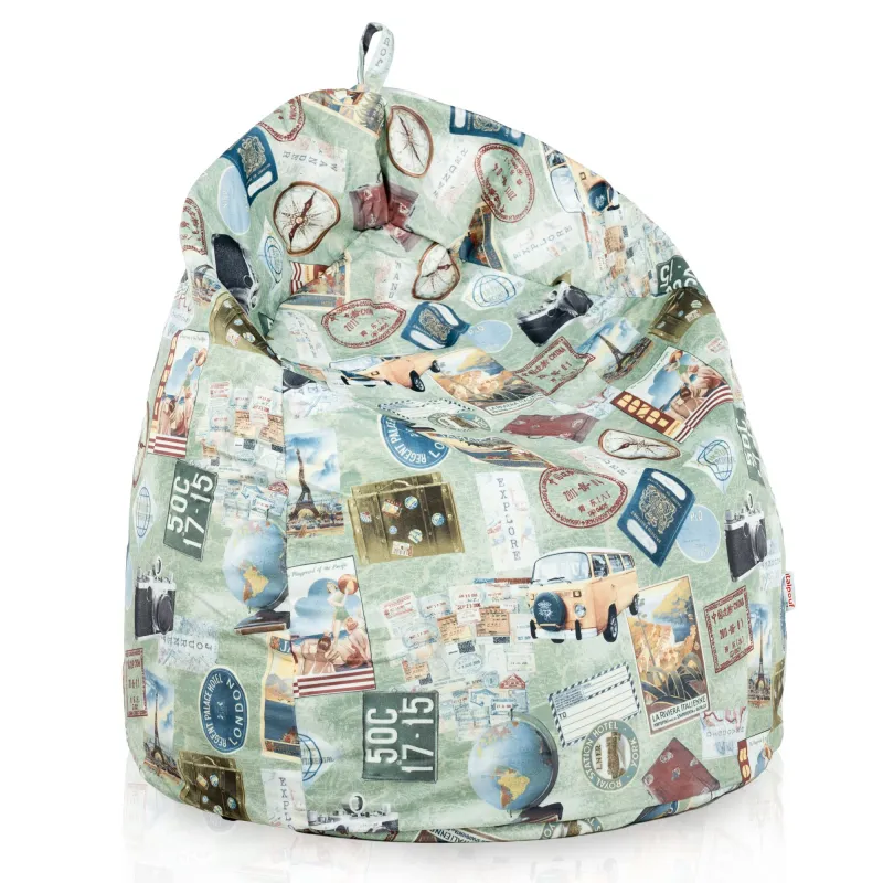 Fotoliu Puf XL Standard - Material Imprimeu Premium – vedere 11