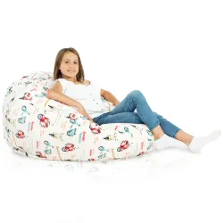 Fotoliu Puf XL Standard - Material Imprimeu Premium – vedere 99
