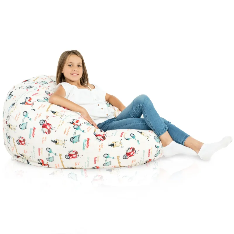 Fotoliu Puf XL Standard - Material Imprimeu Premium – vedere 99