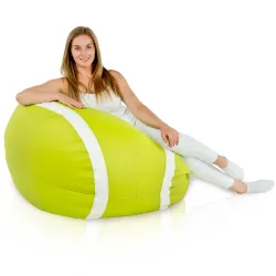 Puf Minge verde Tennis pentru Șezut - Piele Ecologică – vedere 5