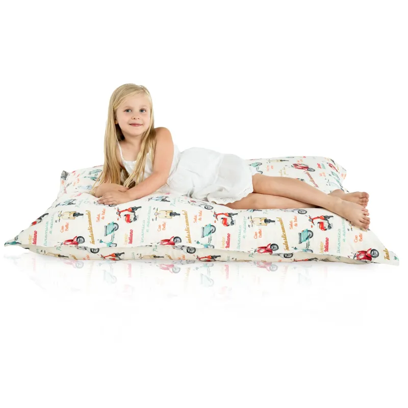Pernă Puf de Podea Gigant XL pentru copii - Material Imprimeu Premium – vedere 96