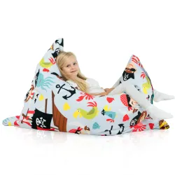 Pernă Puf de Podea Gigant XL pentru copii - Material Imprimeu Premium – vedere 95
