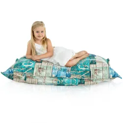 Pernă Puf de Podea Gigant XL pentru copii - Material Imprimeu Premium – vedere 137