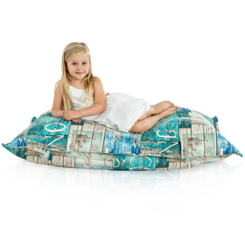Pernă Puf de Podea Gigant XL pentru copii - Material Imprimeu Premium – vedere 137