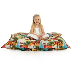 Pernă Puf de Podea Gigant XL pentru copii - Material Imprimeu Premium – vedere 91