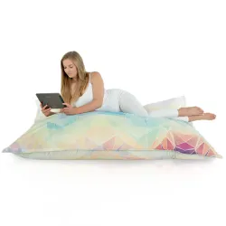 Saltea Puf de Podea XXL Gigant pentru adulți - Material Imprimeu Premium – vedere 68