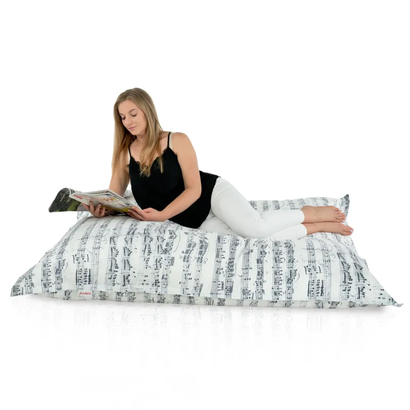 Saltea Puf de Podea XXL Gigant pentru adulți - Material Imprimeu Premium – vedere 76
