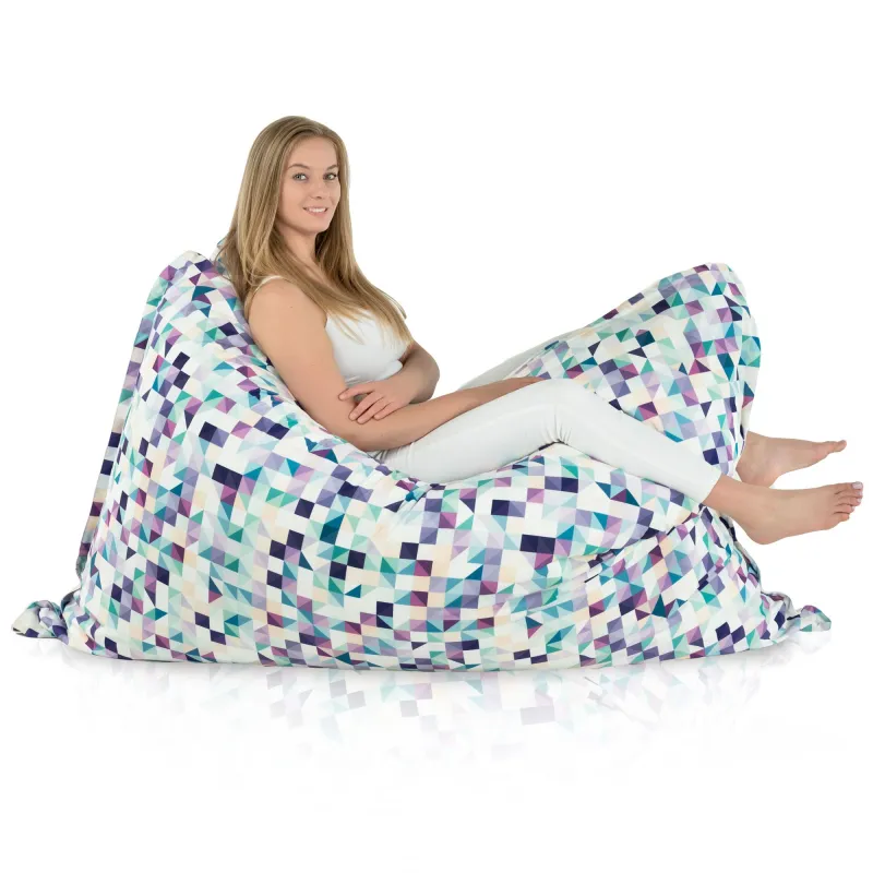 Saltea Puf de Podea XXL Gigant pentru adulți - Material Imprimeu Premium – vedere 67
