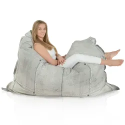 Saltea Puf de Podea XXL Gigant pentru adulți - Material Imprimeu Premium – vedere 70