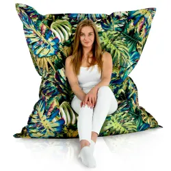 Saltea Puf de Podea XXL Gigant pentru adulți - Material Imprimeu Premium – vedere 75