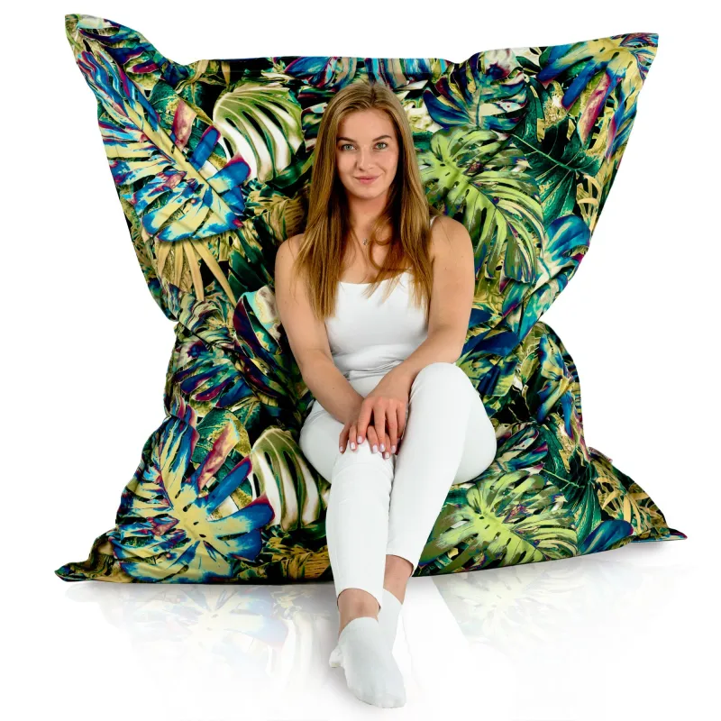 Saltea Puf de Podea XXL Gigant pentru adulți - Material Imprimeu Premium – vedere 75