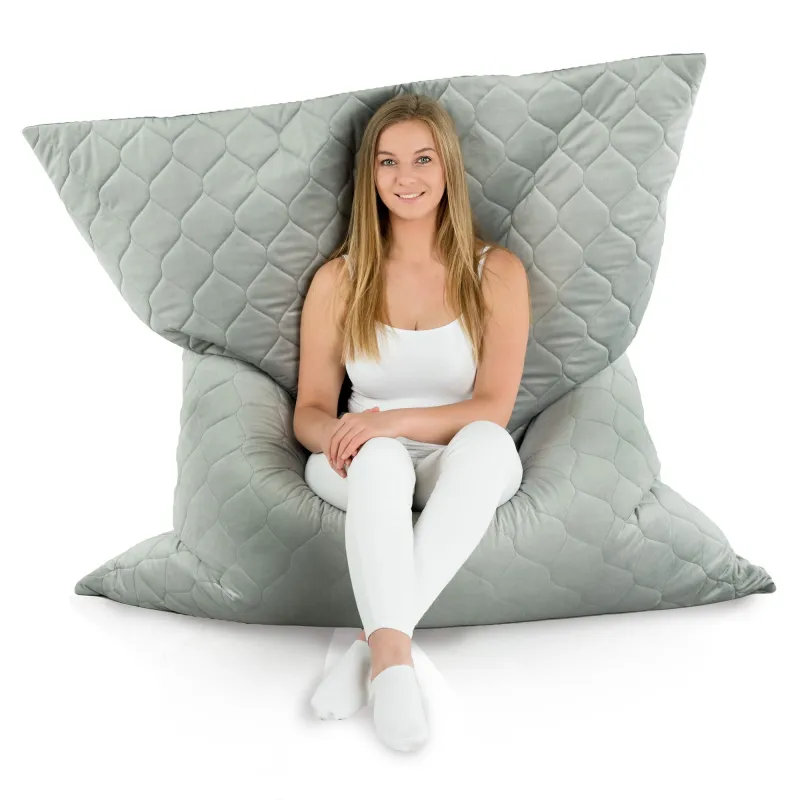 Saltea Puf de Podea XXL Gigant pentru adulți - Catifea Soft – vedere 36