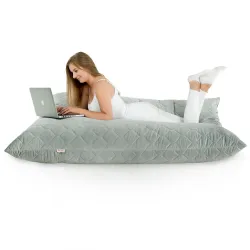 Saltea Puf de Podea XXL Gigant pentru adulți - Catifea Soft – vedere 65