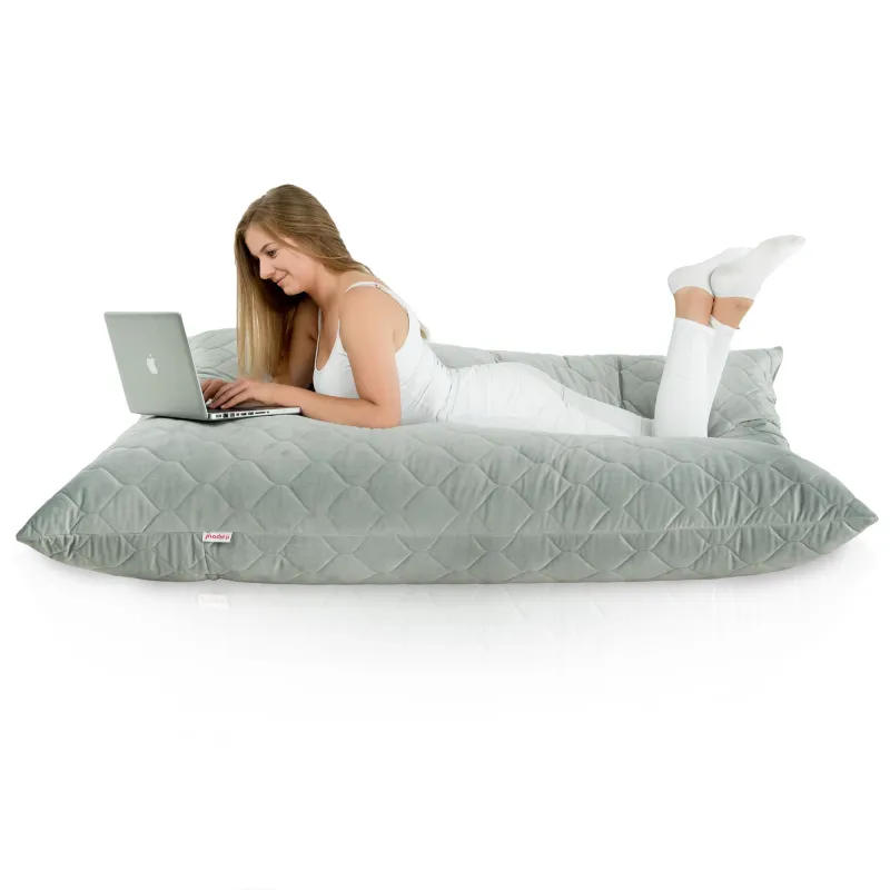 Saltea Puf de Podea XXL Gigant pentru adulți - Catifea Soft – vedere 65