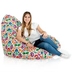 Fotoliu Puf tip Pară XXL Drop - Material Imprimeu Premium – vedere 47
