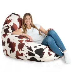 Fotoliu Puf tip Pară XXL Drop - Material Imprimeu Premium – vedere 46