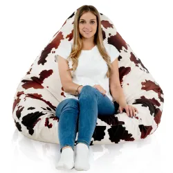 Fotoliu Puf tip Pară XXL Drop - Material Imprimeu Premium – vedere 65