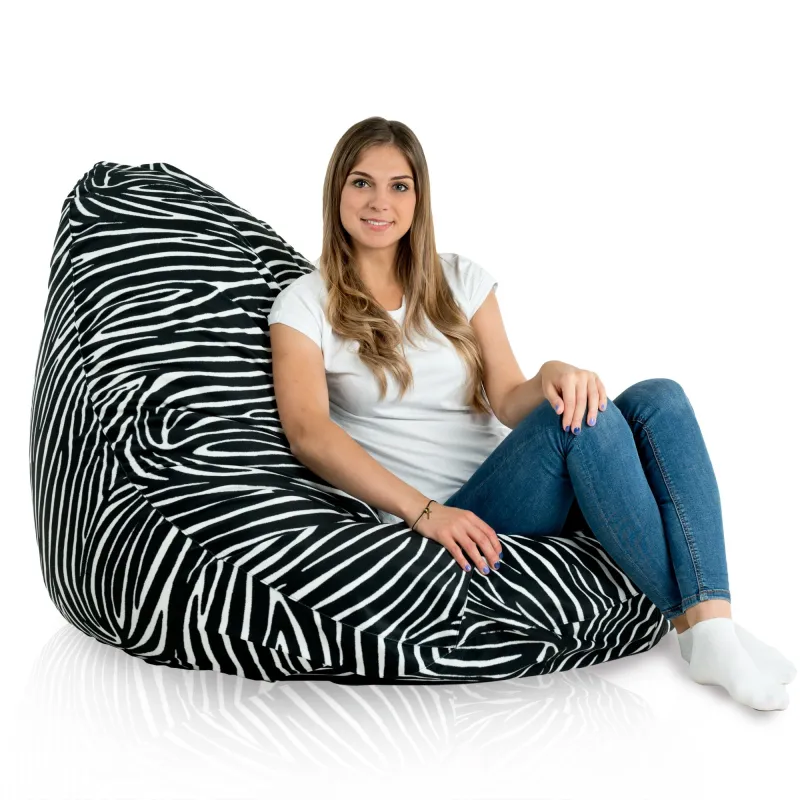 Fotoliu Puf tip Pară XXL Drop - Material Imprimeu Premium – vedere 43