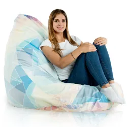 Fotoliu Puf tip Pară XXL Drop - Material Imprimeu Premium – vedere 69