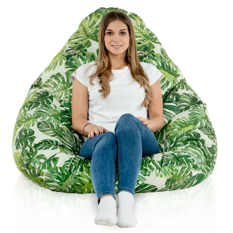 Fotoliu Puf tip Pară XXL Drop - Material Imprimeu Premium – vedere 71