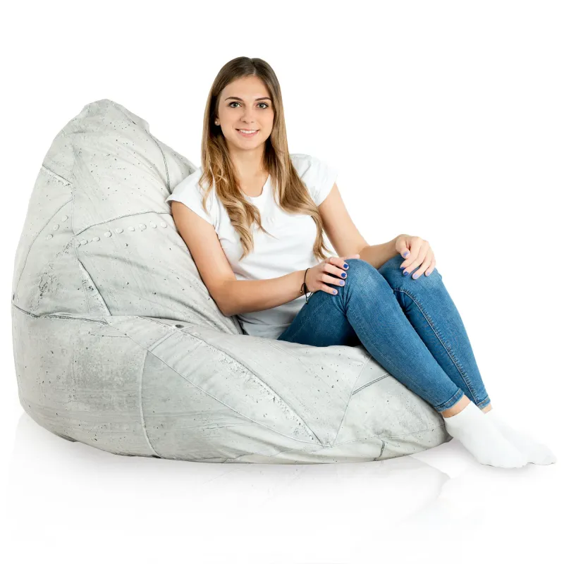 Fotoliu Puf tip Pară XXL Drop - Material Imprimeu Premium – vedere 42