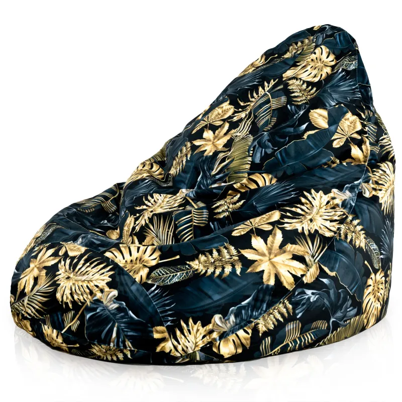 Fotoliu Puf tip Pară XXL Drop - Material Imprimeu Premium – vedere 7