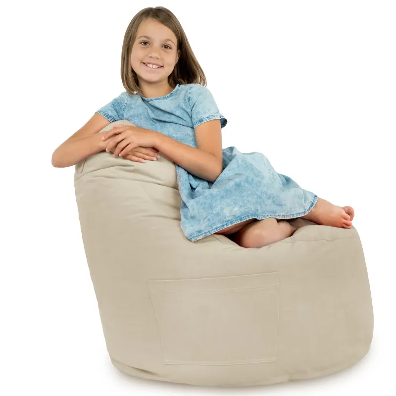 Fotoliu puf Porto din catifea moale, perfect pentru spații confortabile