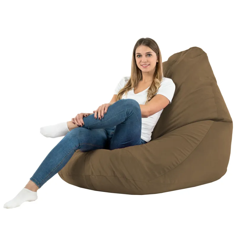 Fotoliu Puf tip Pară XXL Drop - Catifea Soft – vedere 28