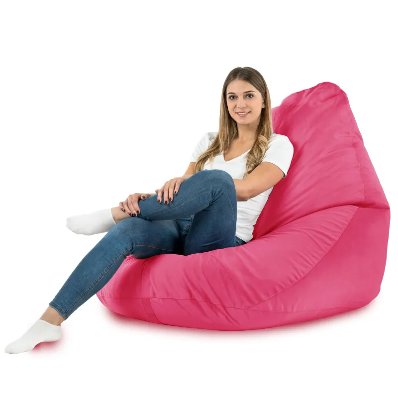 Fotoliu Puf tip Pară XXL Drop - Catifea Soft – vedere 30