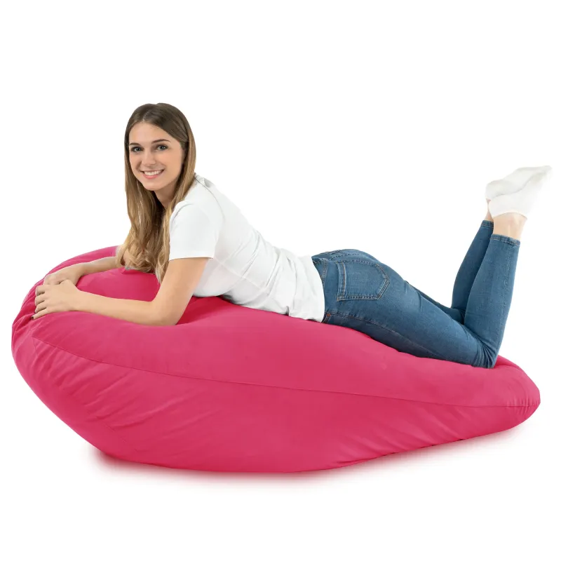 Fotoliu Puf tip Pară XXL Drop - Catifea Soft – vedere 89