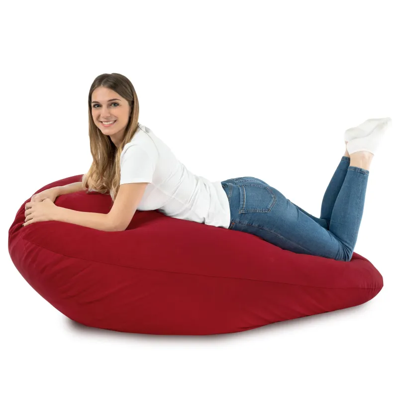 Fotoliu Puf tip Pară XXL Drop - Catifea Soft – vedere 91