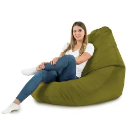 Fotoliu Puf tip Pară XXL Drop - Catifea Soft – vedere 33