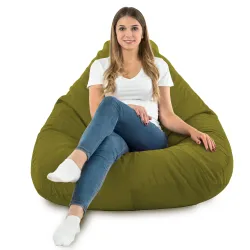 Fotoliu Puf tip Pară XXL Drop - Catifea Soft – vedere 73