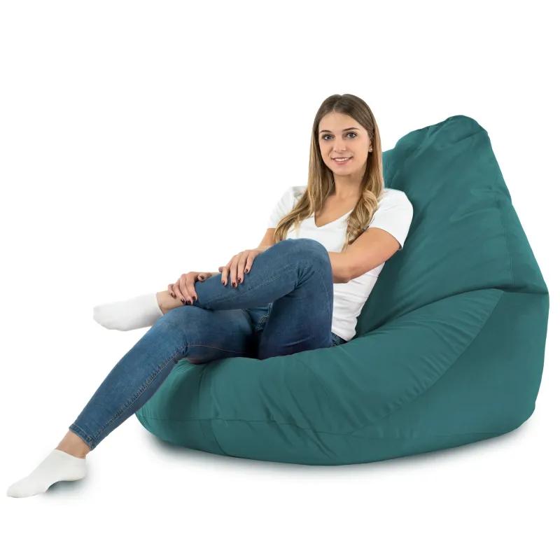Fotoliu Puf tip Pară XXL Drop - Catifea Soft – vedere 34