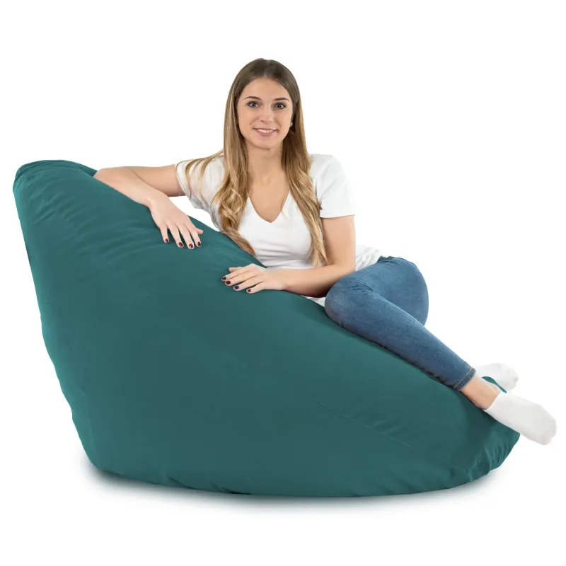 Fotoliu Puf tip Pară XXL Drop - Catifea Soft – vedere 54