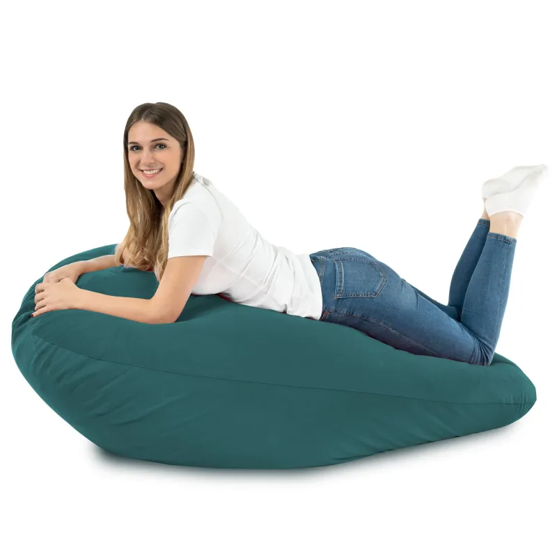 Fotoliu Puf tip Pară XXL Drop - Catifea Soft – vedere 93