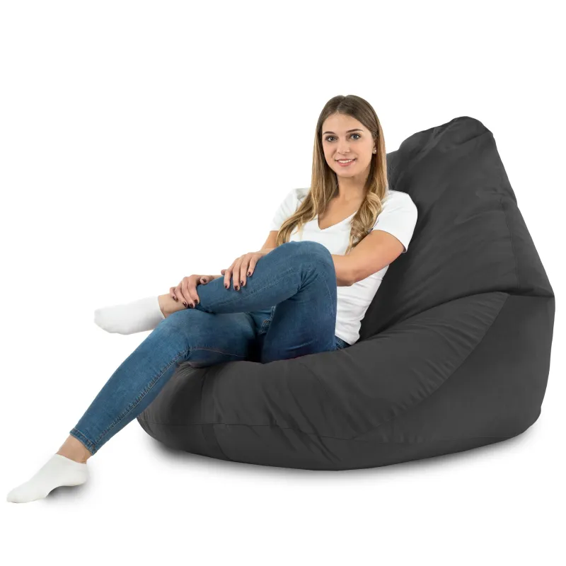 Fotoliu Puf tip Pară XXL Drop - Catifea Soft – vedere 37