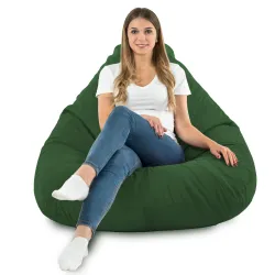 Fotoliu Puf tip Pară XXL Drop - Catifea Soft – vedere 79