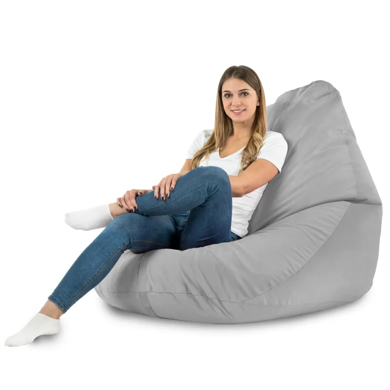 Fotoliu Puf tip Pară XXL Drop - Catifea Soft – vedere 21