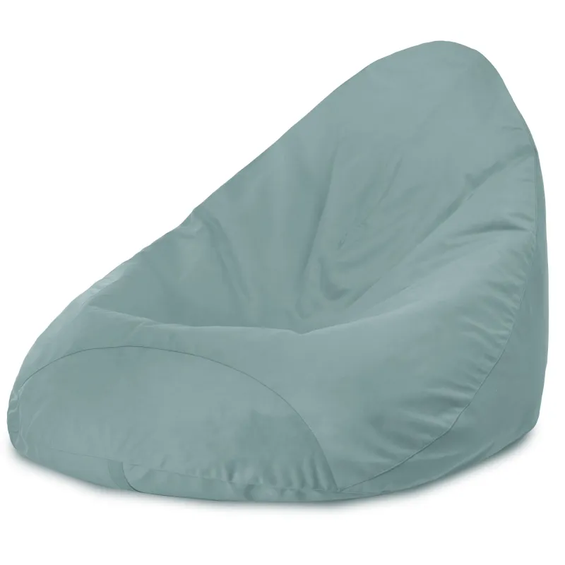 Fotoliu Puf tip Pară XXL Drop - Catifea Soft – vedere 3