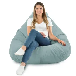 Fotoliu Puf tip Pară XXL Drop - Catifea Soft – vedere 63