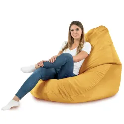Fotoliu Puf tip Pară XXL Drop - Catifea Soft – vedere 24