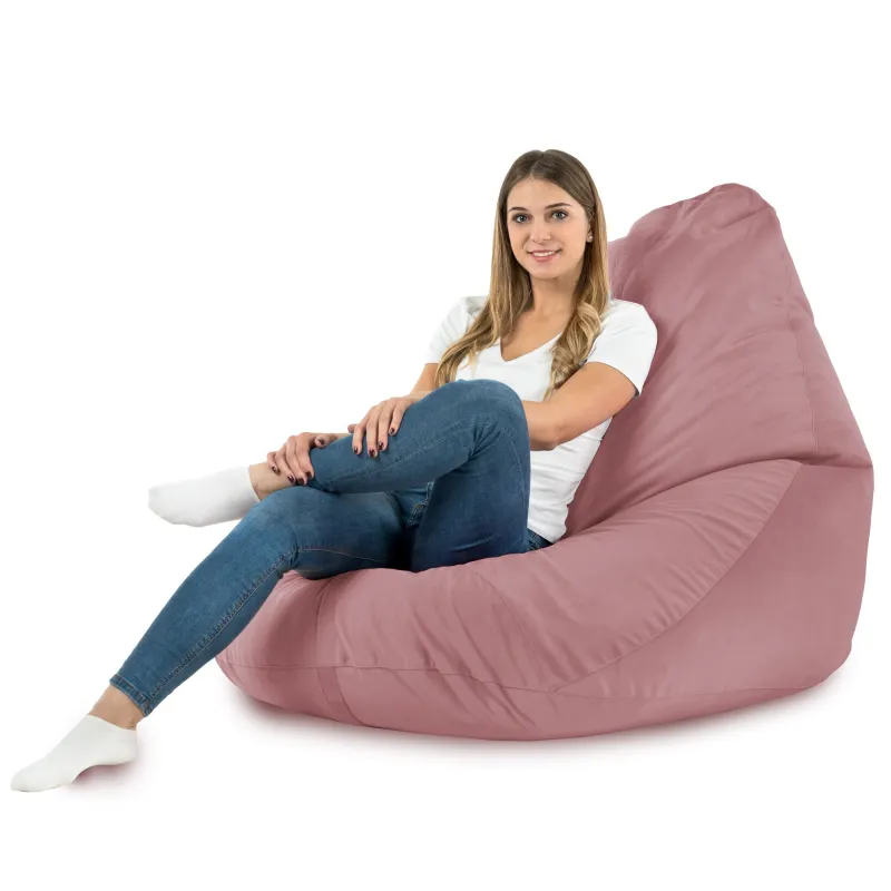 Fotoliu Puf tip Pară XXL Drop - Catifea Soft – vedere 25
