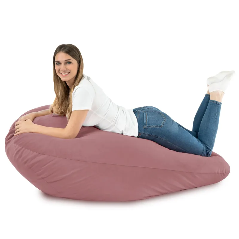 Fotoliu Puf tip Pară XXL Drop - Catifea Soft – vedere 85
