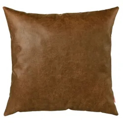 Pernă decorativă pătrată - Piele Naturală Premium