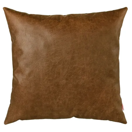 Perna pătrată premium din piele naturală pentru decor elegant
