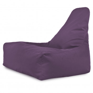 Violet fotoliu bean bag bali velvet