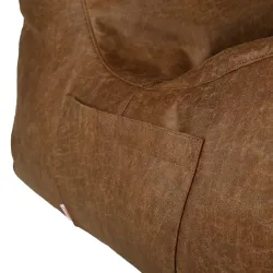 Fotoliu Puf Relax XXL pentru Adulți Disinto - Piele Naturală Premium – vedere 8