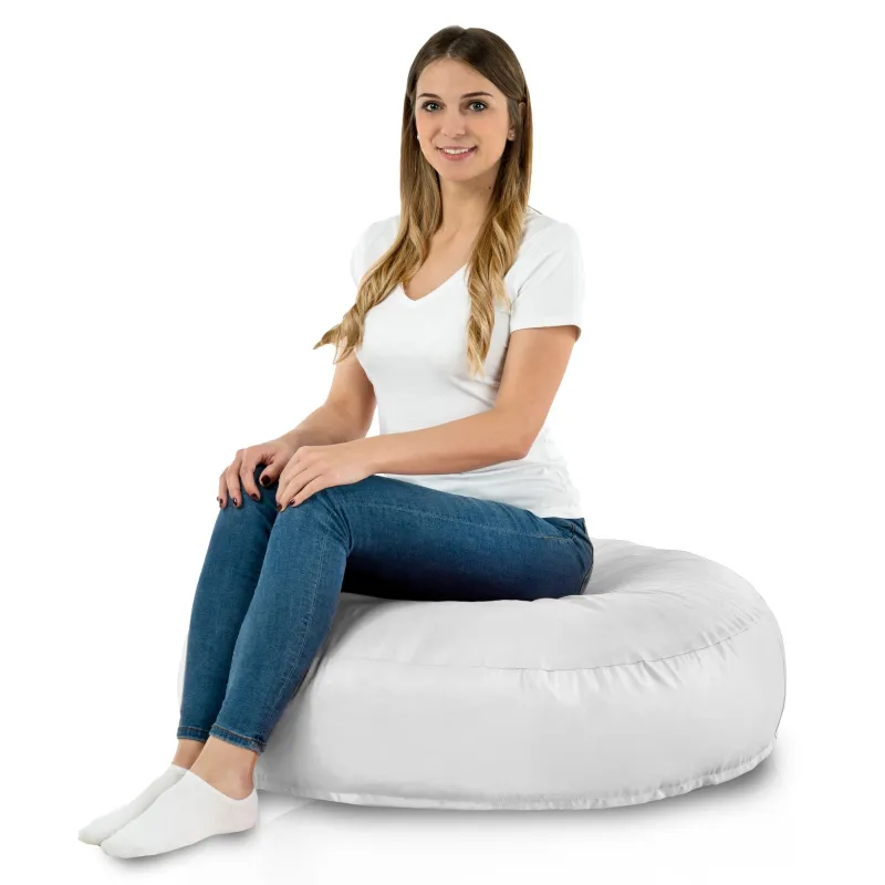 Pernă rotundă moale pentru exterior din material impermeabil pentru confort