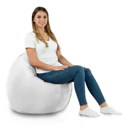 Pernă rotundă durabilă pentru relaxare în aer liber, perfectă pentru grădini și terase